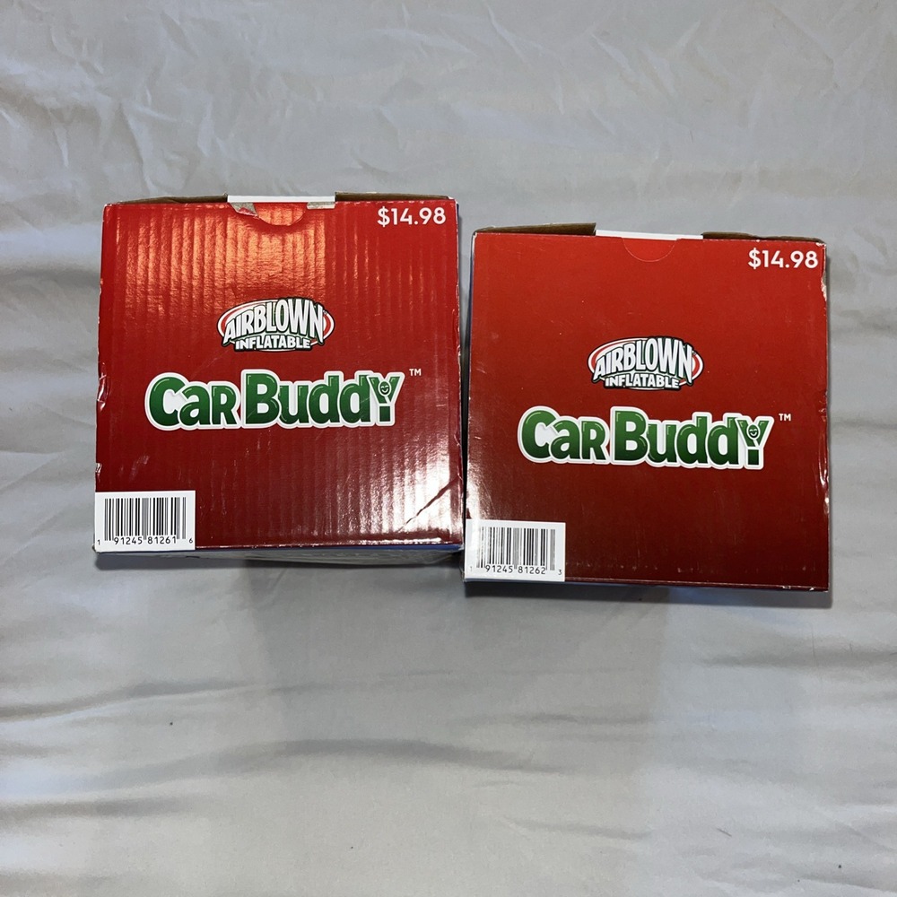 Reindeer And Elf Car Buddy 3ft Airblown Inflatable LED Christmas Gemmy New - Picture 2 of 3